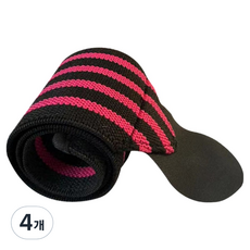 소요상회 초경량 고탄력 피트니스 스포츠 손목보호대 로즈 4 스트라이프, 4개