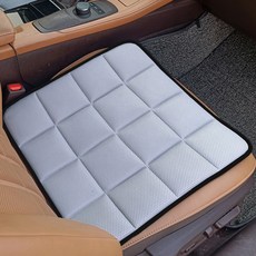 紅紅市集 四季通用防滑汽車座椅, 1個, 灰色