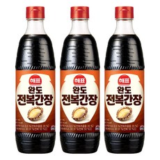 Haepyo 莞島鮑魚醬油, 840ml, 3個