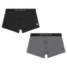 SPYDER 男性輕量紅線點綴四角褲2件組