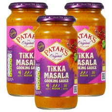 파탁스 티카 마살라 쿠킹 소스, 450g, 3개