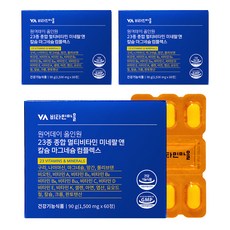 Vitamin Village 多合一23種綜合複合維生素礦物質與鈣鎂綜合 90g, 3個, 60顆