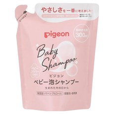 pigeon 貝親 洗髮慕斯補充包 粉色花香, 300ml, 1包