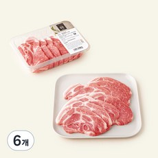 도드람 THE짙은 목심 구이용 (냉장), 600g, 6개
