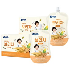 베베쿡 처음먹는 유기농 보리차, 120ml, 40개