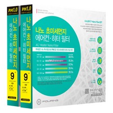 훠링 PM 1.0 나노 차량용 에어컨 필터, 9호, 2개