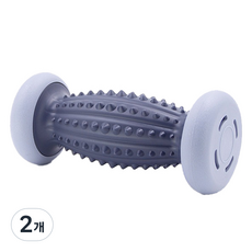 Bonitory 手腳足部按摩滾輪球, 灰色, 2個