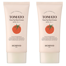 스킨푸드 토마토 톤 업 선크림 SPF50+ PA+++, 50ml, 2개
