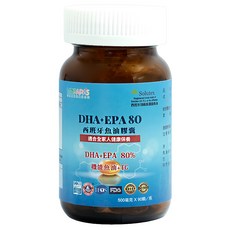 MDPAPA'S 西班牙 84%Omega3 魚油膠囊 Set DHA+EPA 80%, 90顆, 63g, 1瓶