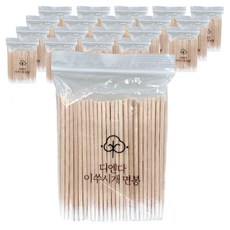 디엔다 다용도 이쑤시개 뾰족 면봉, 100개입, 20개