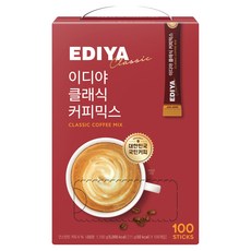 EDIYA COFFEE 經典三合一咖啡, 11g, 100入, 1個