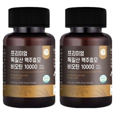 올바른건강식품 프리미엄 독일산 맥주효모 비오틴 10000 30g, 60정, 2개