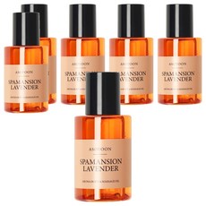 아소윤 스파맨션 아로마 바디 마사지 오일 라벤더, 6개, 100ml