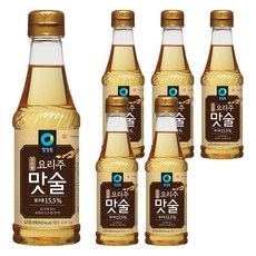 대상 청정원 우리쌀 요리주 맛술, 410ml, 6개