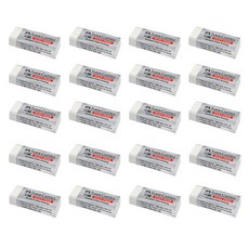 FABER-CASTELL 輝柏 無塵橡皮擦 L號, 白色, 20個