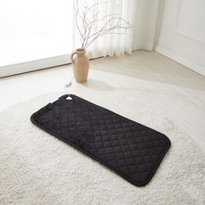 THEANN 防滑超細纖維沙發控制器一體成型雙人電熱坐墊 DHB-2024, 黑色, 45 x 90 cm