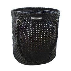 THE ZAKKA Net 圓形浴袋 黑色, 1個