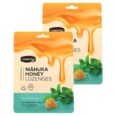 콤비타 UMF10+ 마누카허니 로젠지 프로폴리스 앤 쿨민트, 180g, 2개