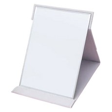 COZYWELL PU皮革折疊桌鏡 大型 IP1004, 白色