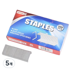 일상속반짝 스테이플러 침 10p, 실버, 5개