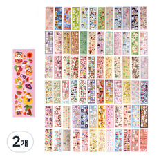 Recoz 雷射手帳裝飾貼紙 80張, 隨機出貨, 2個