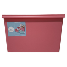 KEYWAY 聯府 大家樂收納盒 附蓋 PQ-302 24L, PQ-302 顏色隨機, 1個