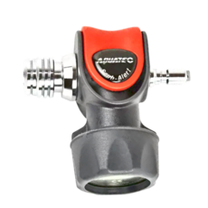 AQUATEC 潛水專業水陸兩用蜂鳴器 125-130分貝, 黑色 + 紅色