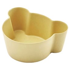 tak. 熊先生抗菌深碗, 淡黃, 1個