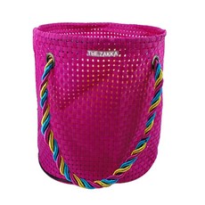 THE ZAKKA 網圓形浴包粉色, 1個