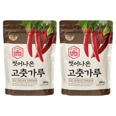 Haneuljongsongnaerichan 預洗辣椒粉, 500g, 2個