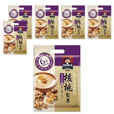 QUAKER 桂格 每日營養穀珍核桃堅果 無添加糖, 25g, 10包, 6袋