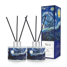 디스이즈명화 디퓨저, 블랙로즈, 120ml, 2개