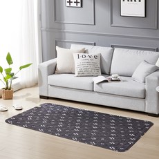 THEANN 無電磁波 單人露營電熱毯 JJ-5021, 炭灰色(鑽石菱格紋), 100 x 180cm