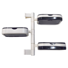 LASSLEY 蕾絲妮 旋轉3層肥皂架瀝水置物架 ABS材質, 8902203, 1個