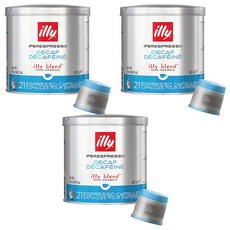 일리 디카프 디카페인 캡슐커피, 6.7g, 21개입, 3개