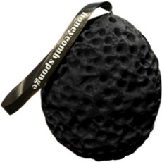 Yeobi Home 柔軟海綿沐浴球, 黑色, 1入, 1個