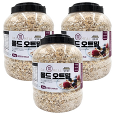 傳統燕麥片, 2kg, 3桶