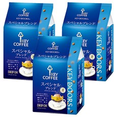 KEY COFFEE DRIP ON 特級濾掛咖啡隨身包, 8g, 10包, 3袋