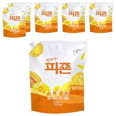碧珍 高級衣物香氛柔軟精補充包 Yellow Mimosa, 2.3L, 6包