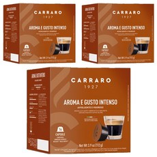 까라로 돌체구스토 호환 캡슐 인텐소, 7g, 16개입, 3개