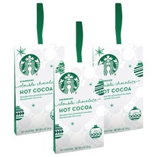 STARBUCKS 星巴克 雙倍巧克力熱可可裝飾包, 28g, 3包, 1入