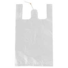 免費商標手柄塑料袋白色 Hatdae 39 x 63 厘米 27L 70p, 1個
