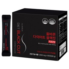 올바른건강식품 다이어트 블랙컷 커피맛 60p, 90g, 1개