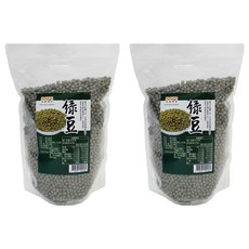 茂喜食品 進口嚴選綠豆 真空包裝, 600g, 2包