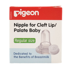pigeon 貝親 唇顎裂奶嘴R 一般口徑, Nipple for Cleft Lip/ Palate Baby, 1盒