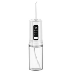 AHOYE 攜帶型高效電動洗牙機/噴牙機/沖牙器, 單一商品, 白色