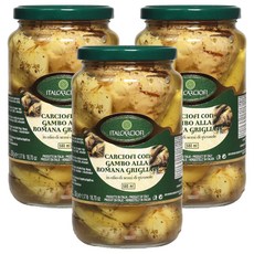 이탈카르쵸피 구운 아티초크 인 오일, 580ml, 3개