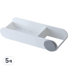 多功能吹風機架 L, 5個, 白色