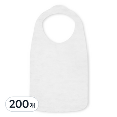 house recipe. 韓國製造 韓國產 一次性不織布圍裙, 200個, 白色