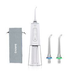 단미 클린픽 무선 충전식 휴대용 구강세정기, DA-CLS06Y(화이트)